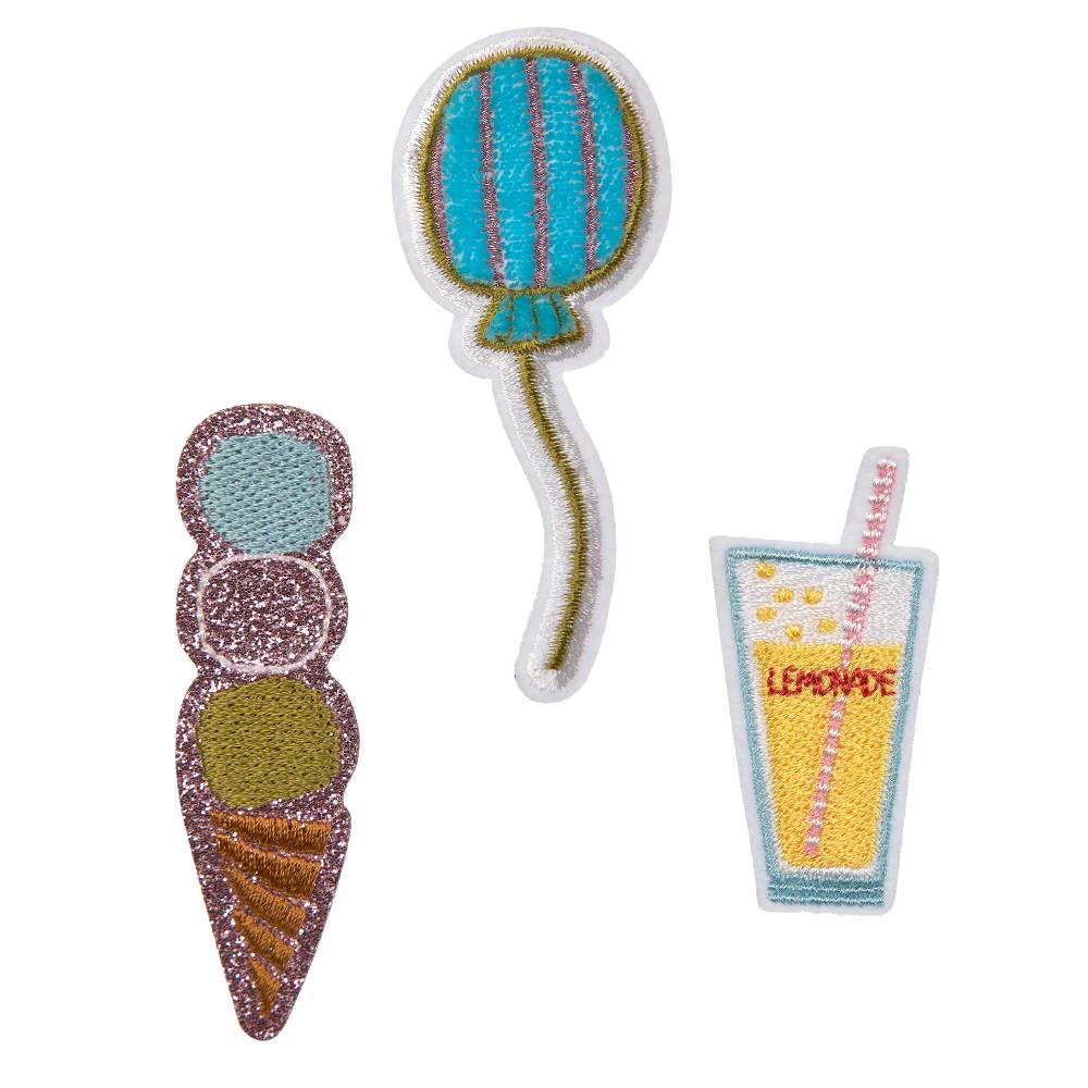 Lässig Textil-Sticker (3 Stk) - Schul Set Unique, Sunny Cyber Monday