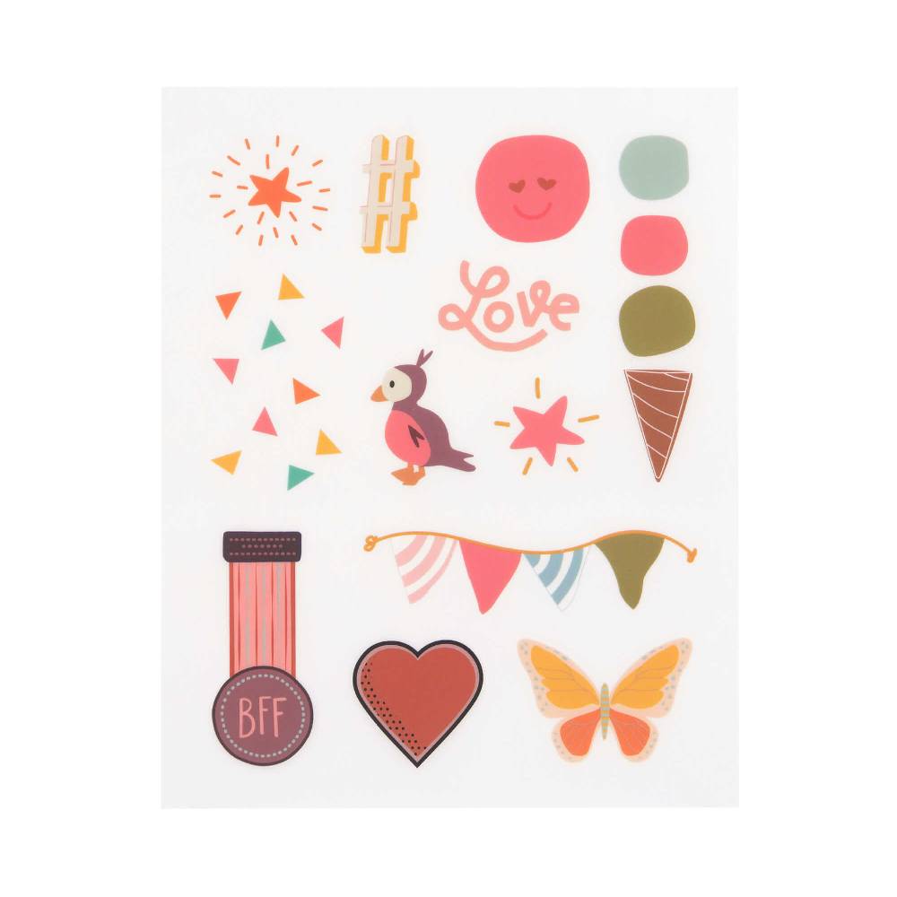 Lässig Transfer Sticker (3 Stk) - Rub on, Happy Weihnachtsangebot