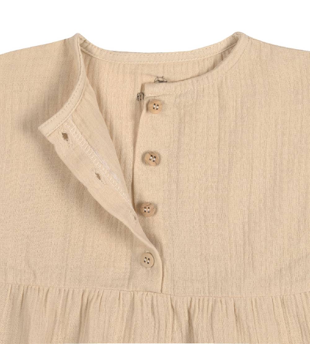 Lässig Kinderkleid - Bio Baumwolle, Nature, Beige Osterangebot