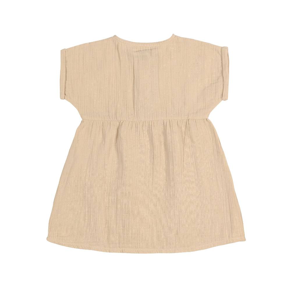 Lässig Kinderkleid - Bio Baumwolle, Nature, Beige Osterangebot