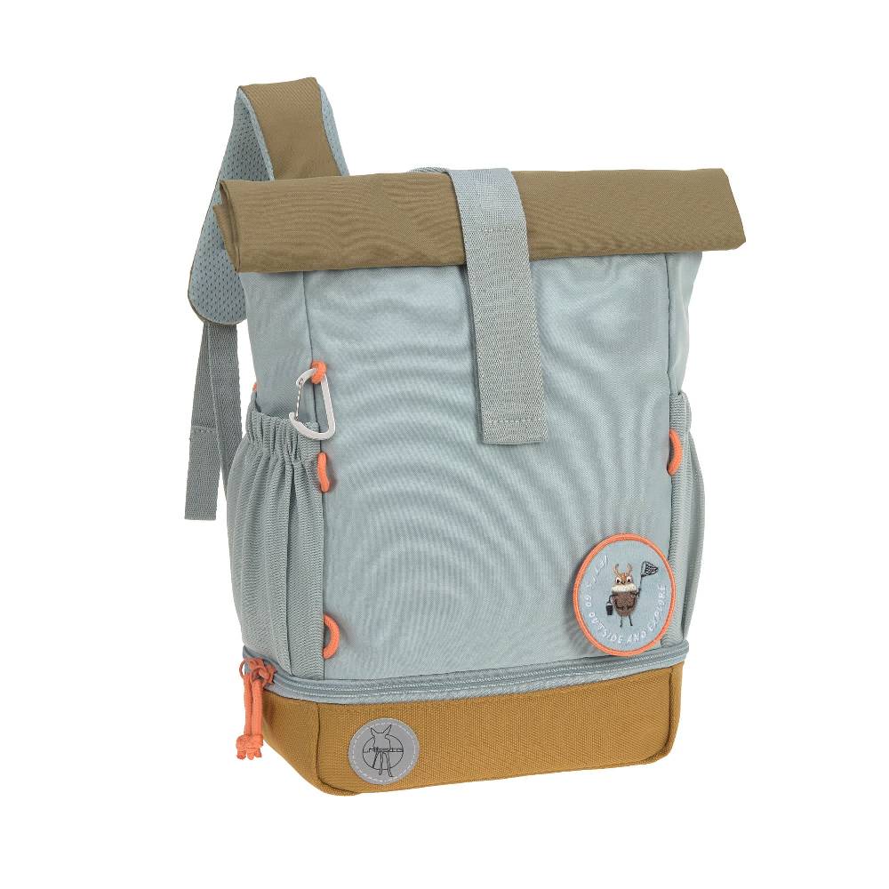 Lässig Kindergartenrucksack Rolltop - Nature, Hellblau