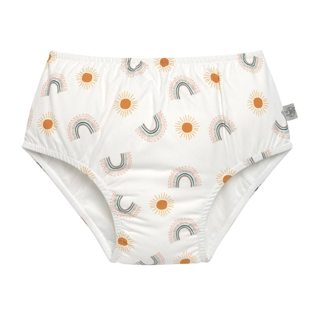 Lässig Schwimmwindel Baby - Regenbogen, Weiß Kostenlose Rückgabe