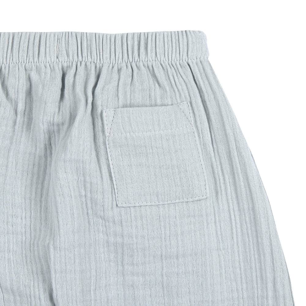 Lässig Musselin Pumphose - Bio Baumwolle, Blau Nur für heute