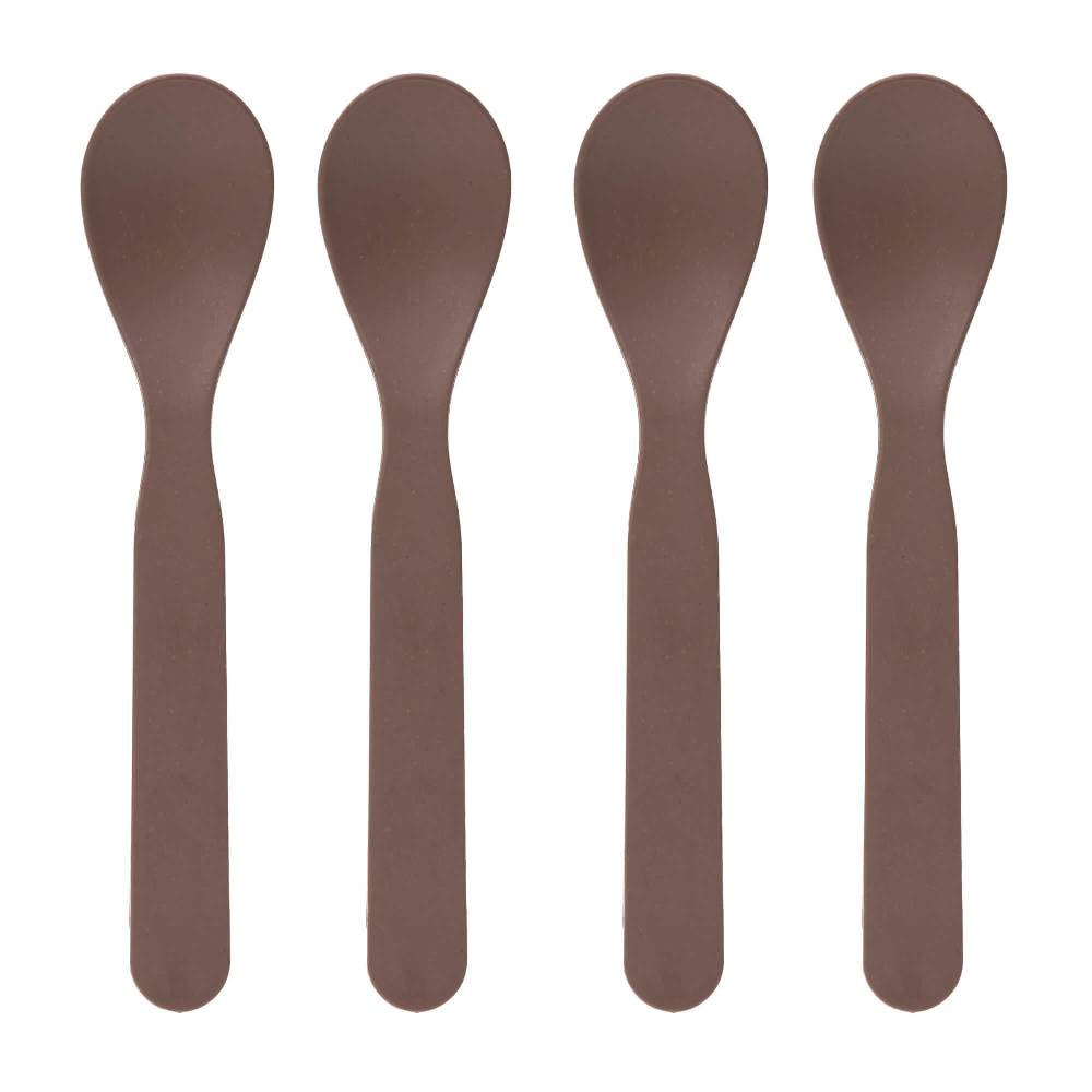 Lässig Kinderlöffel (4 Stk) - Uni, Choco