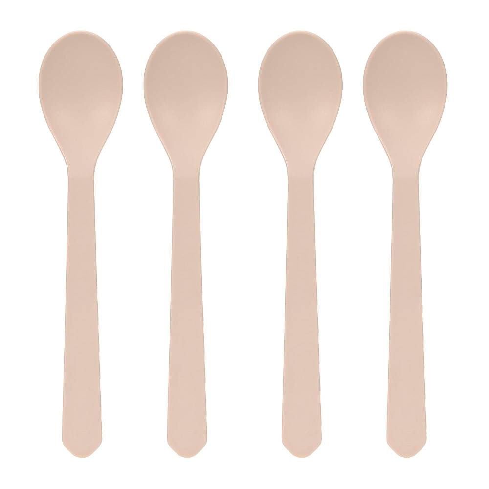 Lässig Kinderlöffel Set (4 Stk) - Geo, Rosa