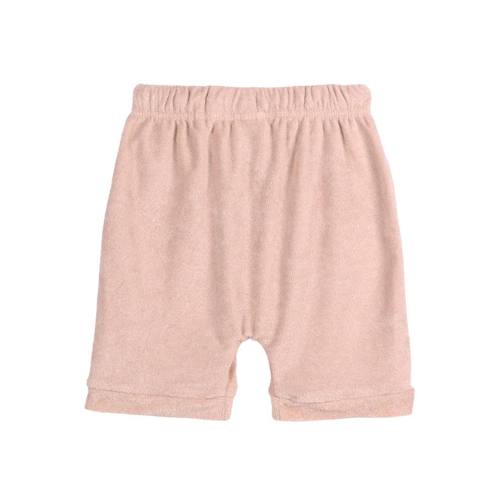 Lässig Frottee Shorts Kinder - Powder Pink, Rosa Limitierter Zeitrabatt