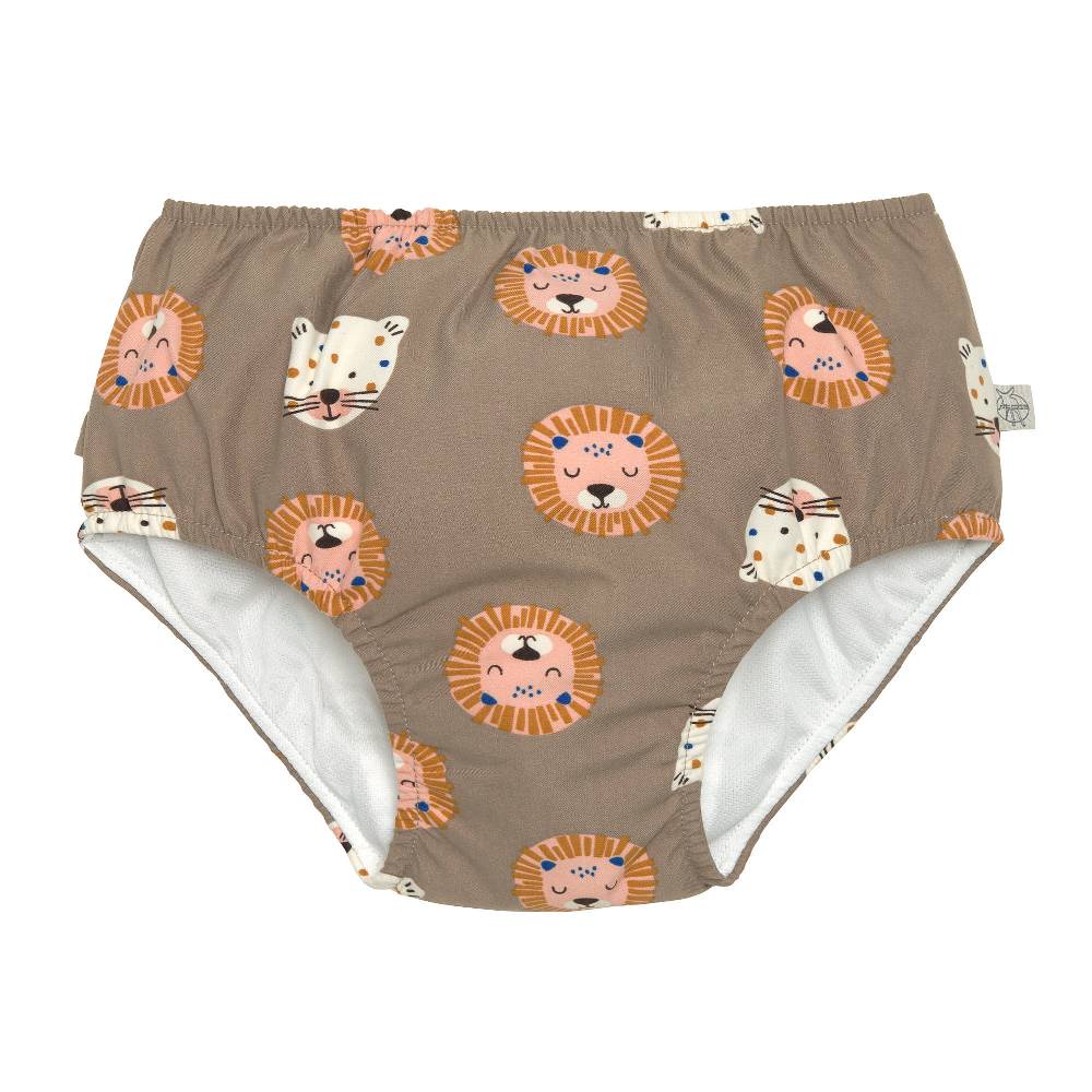 Lässig Schwimmwindel Baby - Wildkatzen, Braun