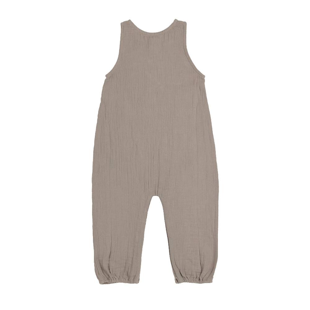 Lässig Baby Jumpsuit - Bio Baumwolle, Taupe, Grau Online Shopping