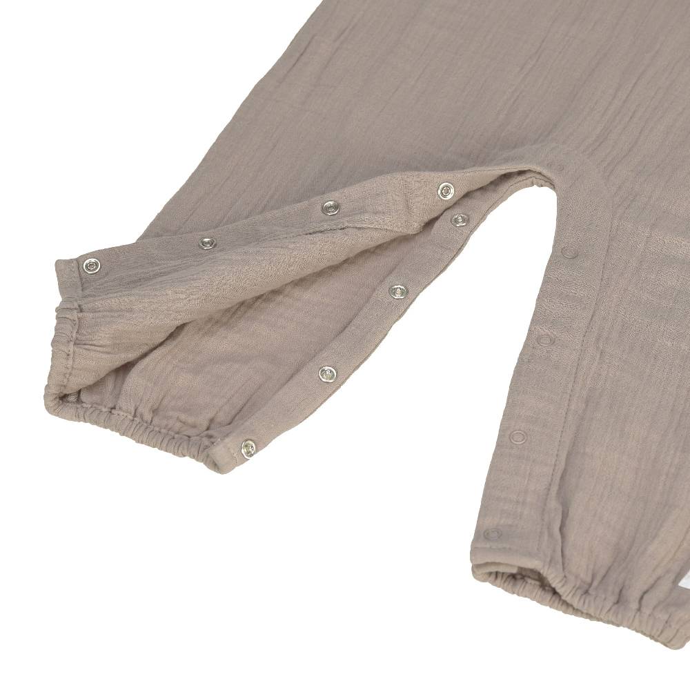 Lässig Baby Jumpsuit - Bio Baumwolle, Taupe, Grau Online Shopping