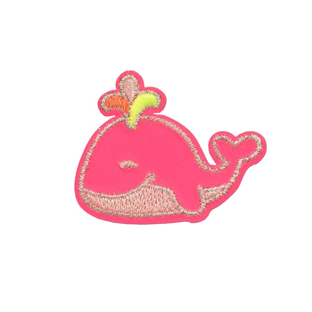 Lässig Textil-Sticker (3 Stk), Wal Pink Cyber Monday