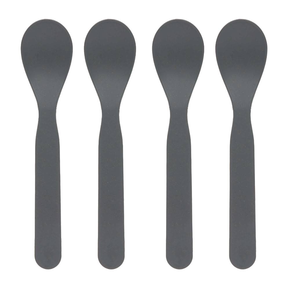 Lässig Kinderlöffel (4 Stk) - Uni, Anthracite