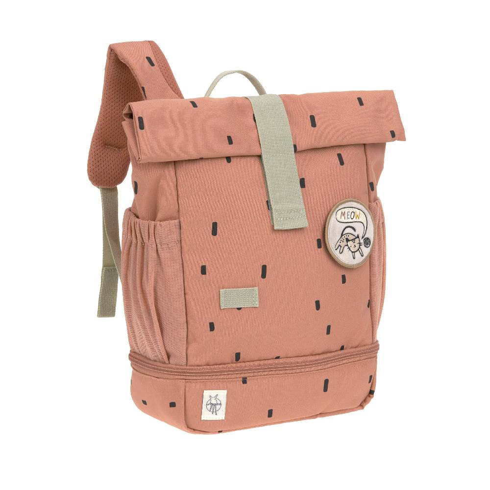 Lässig Kindergartenrucksack Rolltop - Happy Prints, Karamell Blitzangebot