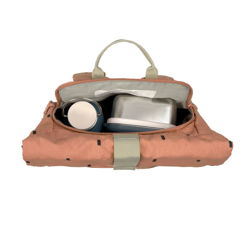 Lässig Kindergartenrucksack Rolltop - Happy Prints, Karamell Blitzangebot