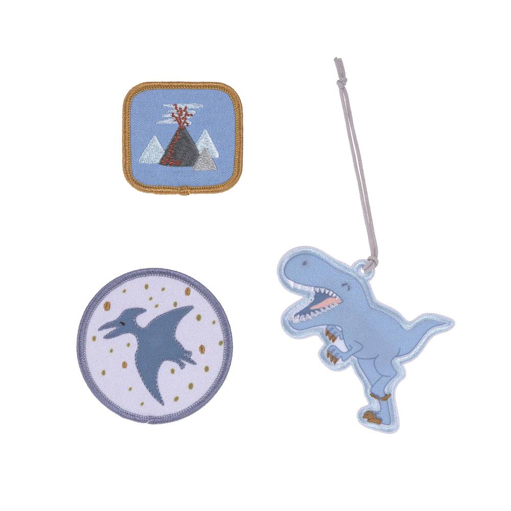 Lässig Anhänger & Patches - Schul Set Unique, Dinosaur