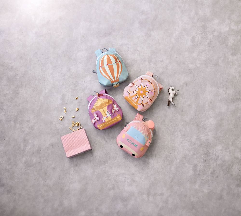 Lässig Kindergartenrucksack Tiny - Eiswagen, Rosa JETZT KAUFEN
