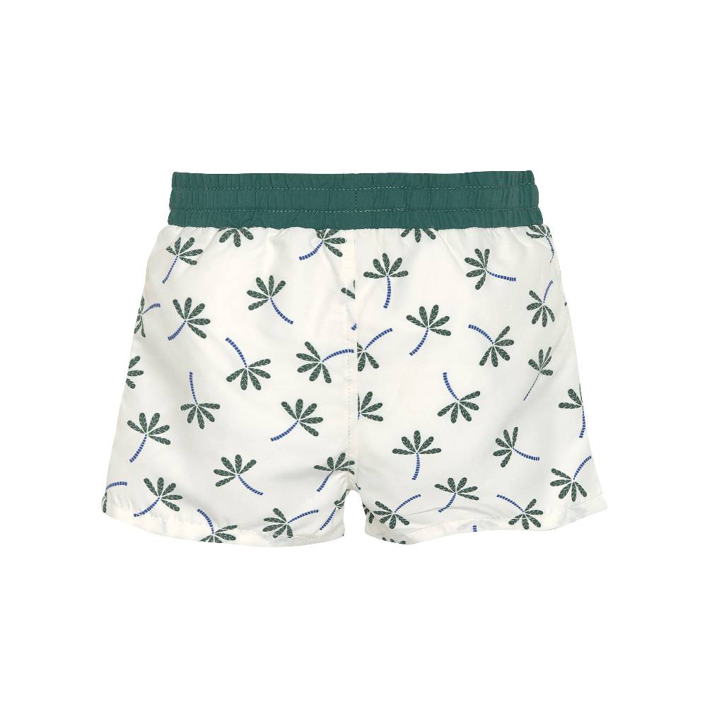 Lässig Badehose Baby - Palmen, Weiß Letzter Tag