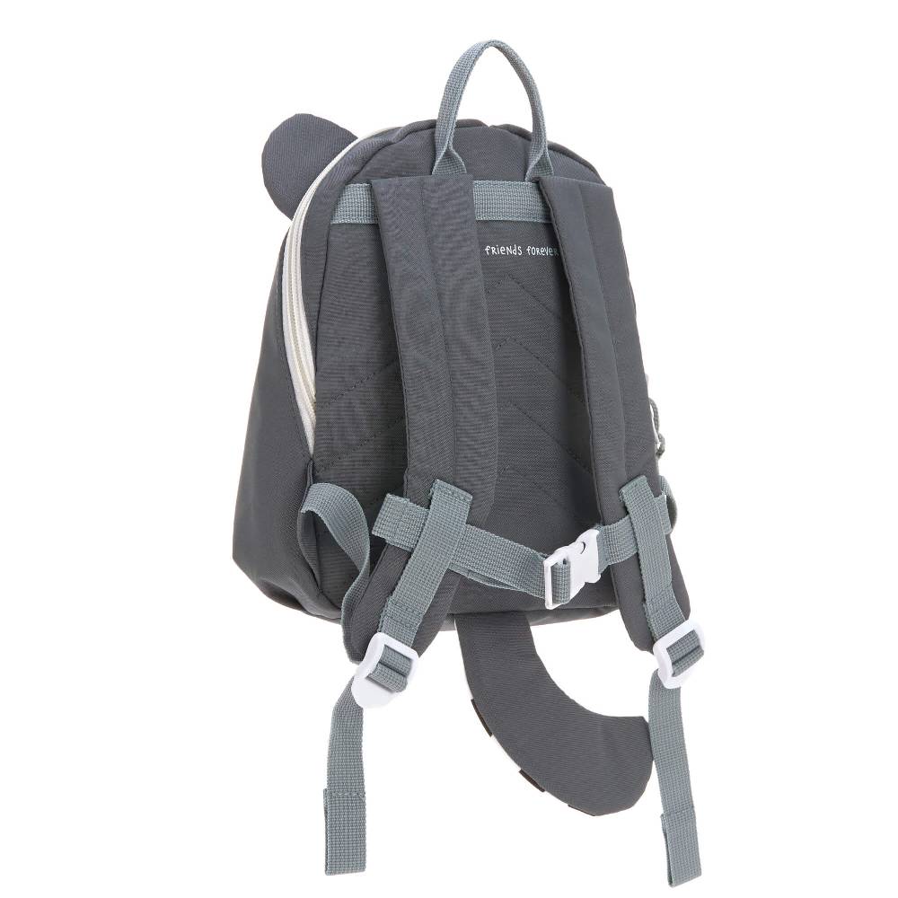 Lässig Kindergartenrucksack Tiny - Waschbär, Grau Zeitbegrenzte Promotion