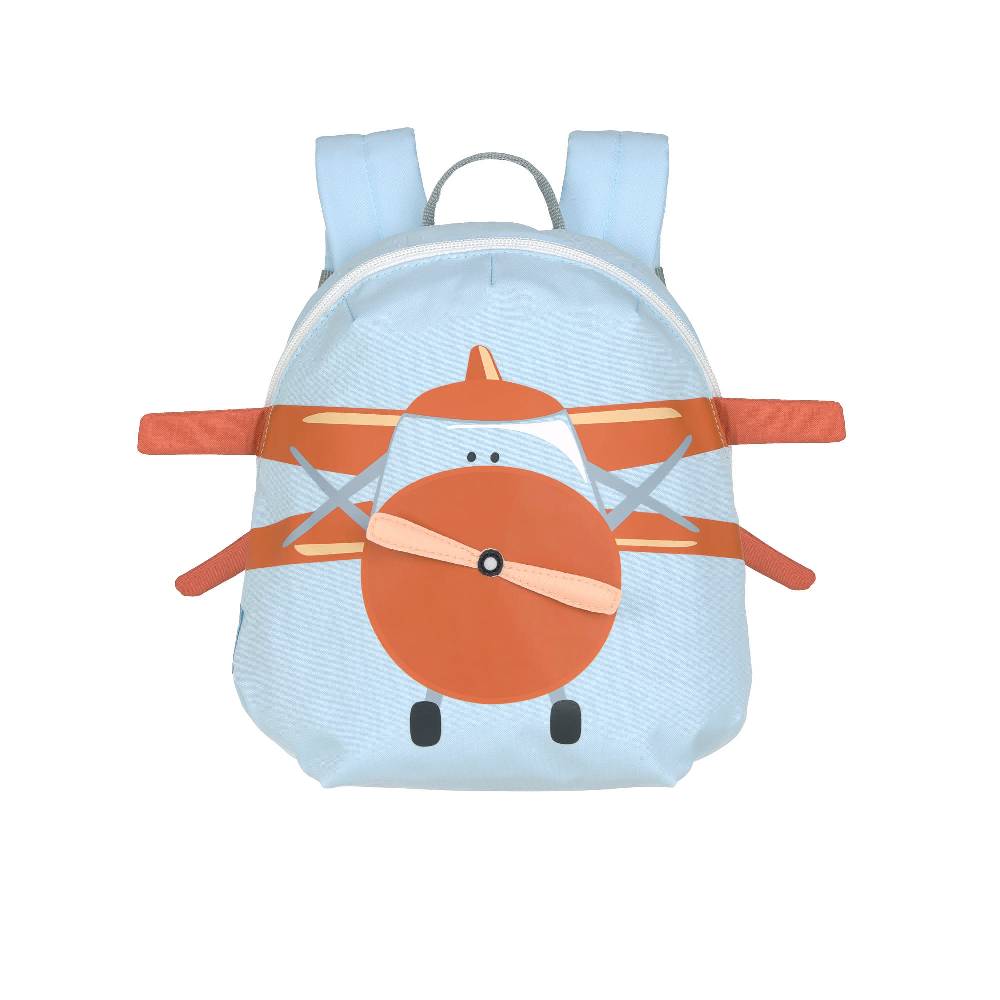Lässig Kindergartenrucksack Tiny - Propeller Flugzeug, Blau Discount Store für neue Produkte