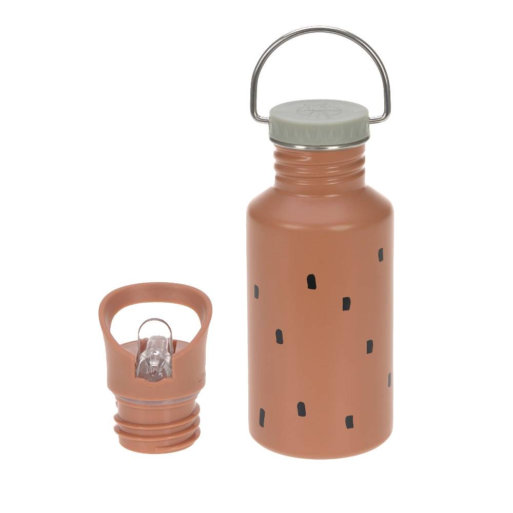 Lässig Edelstahl Kinder Trinkflasche - Happy Prints, Karamell Hotsell
