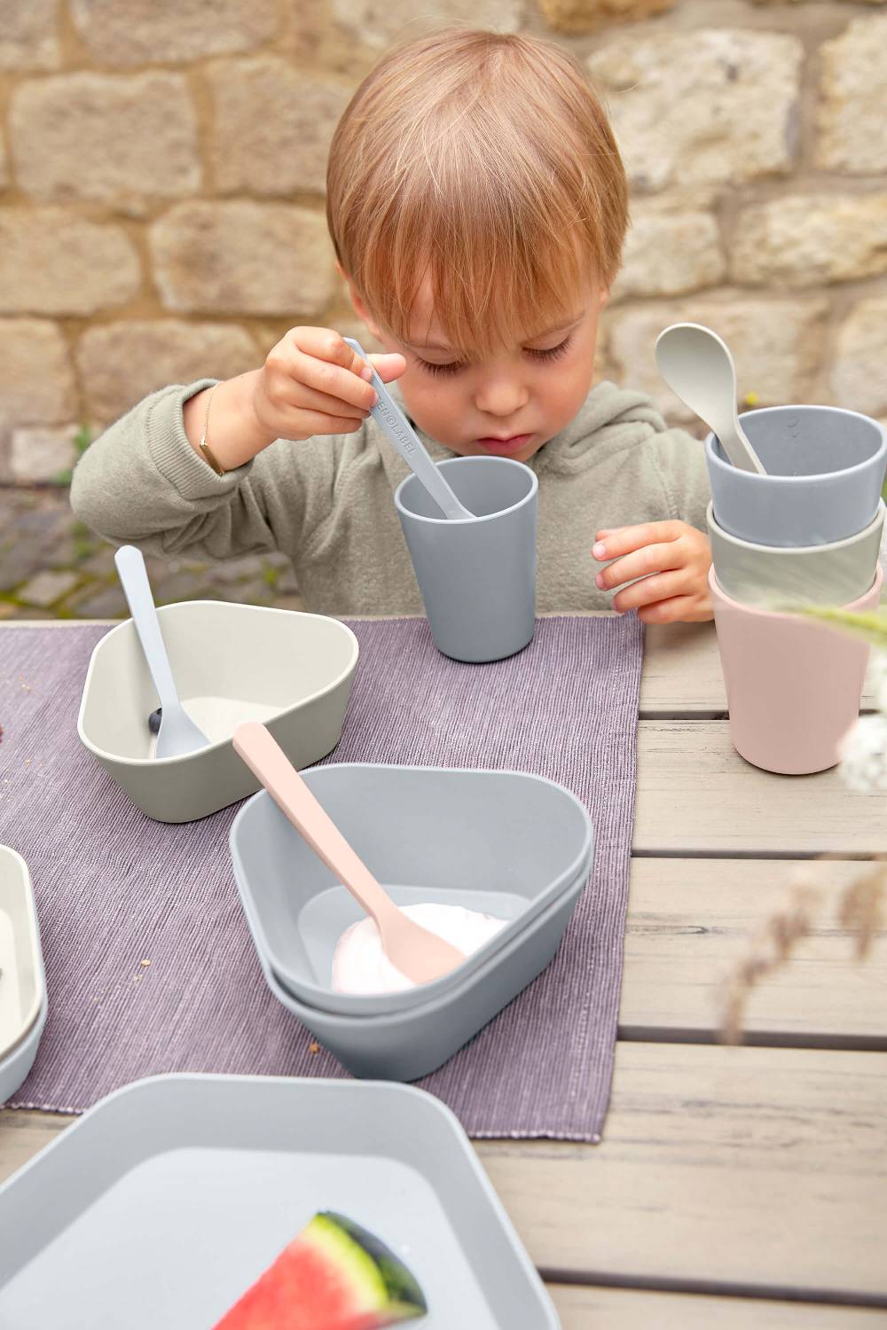 Lässig Trinkbecher Kinder - Geo, Graublau Limitierter Zeitrabatt
