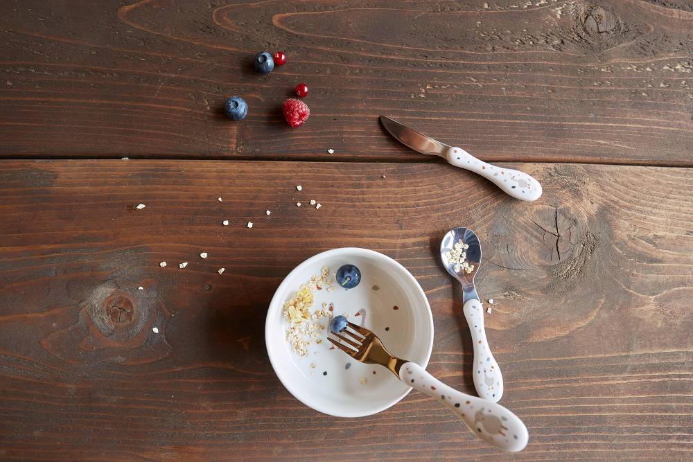 Lässig Kinderbesteck (3 Stk) - Tiny Farmer Schaf & Gans, Weiß Fabrik Onlineshop