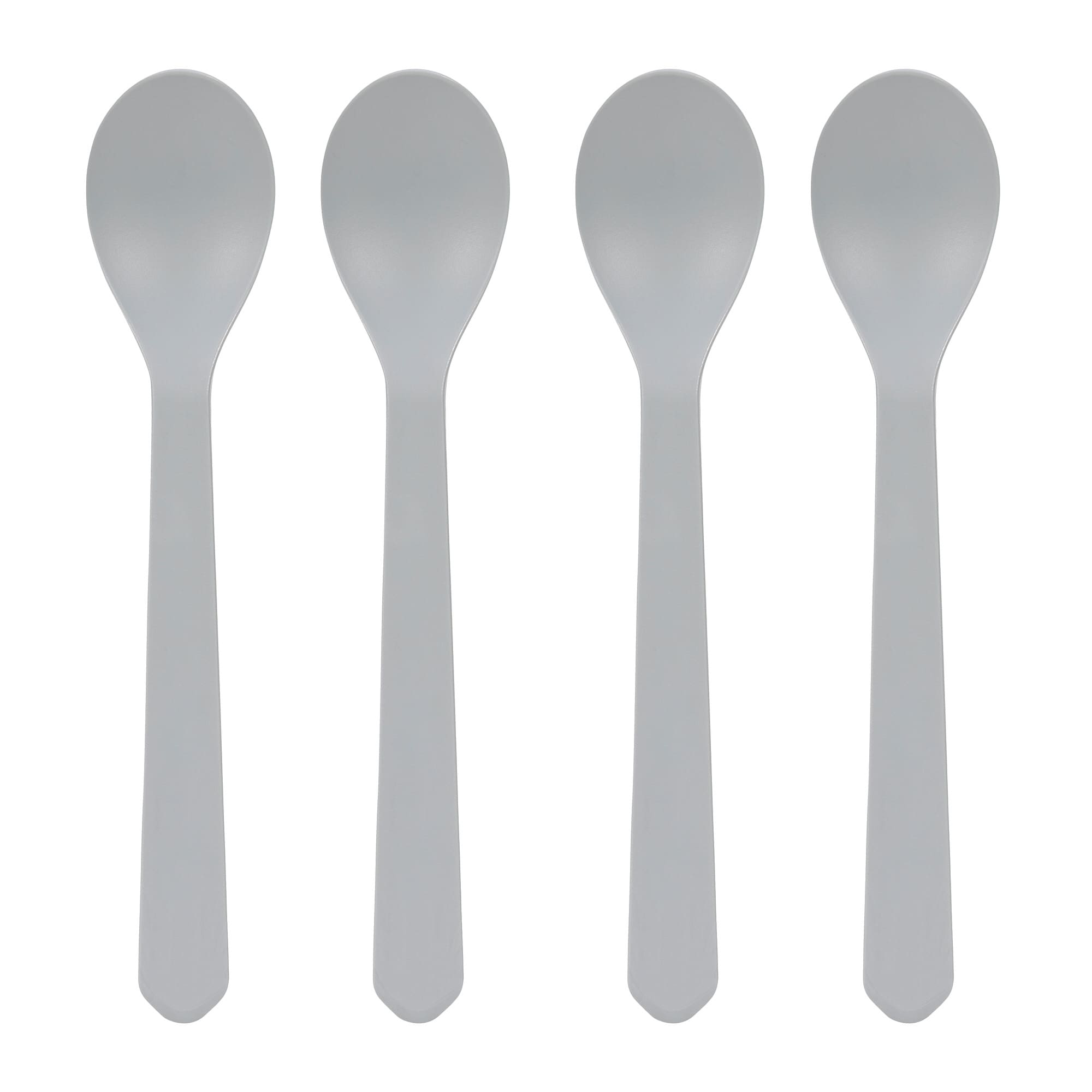 Lässig Kinderlöffel Set (4 Stk) - Geo, Graublau