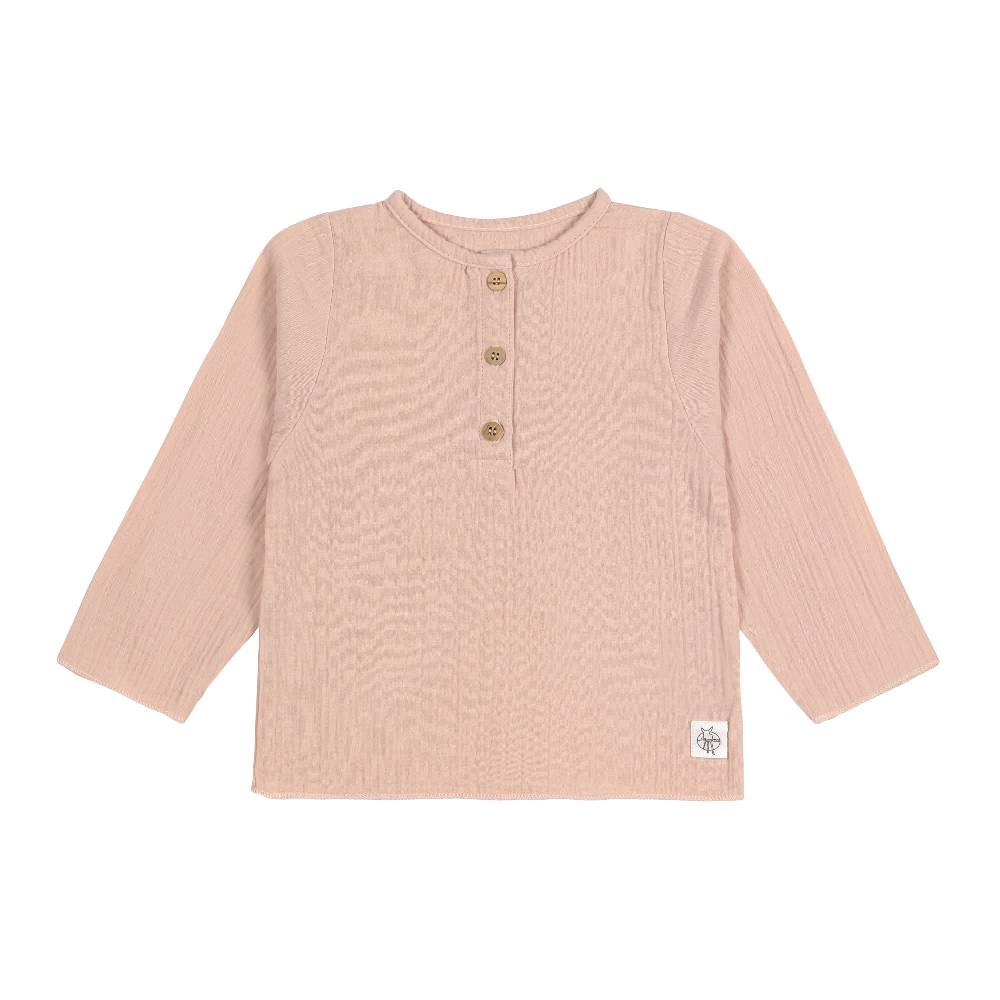 Lässig Baby Langarmshirt - Bio Baumwolle, Rosa