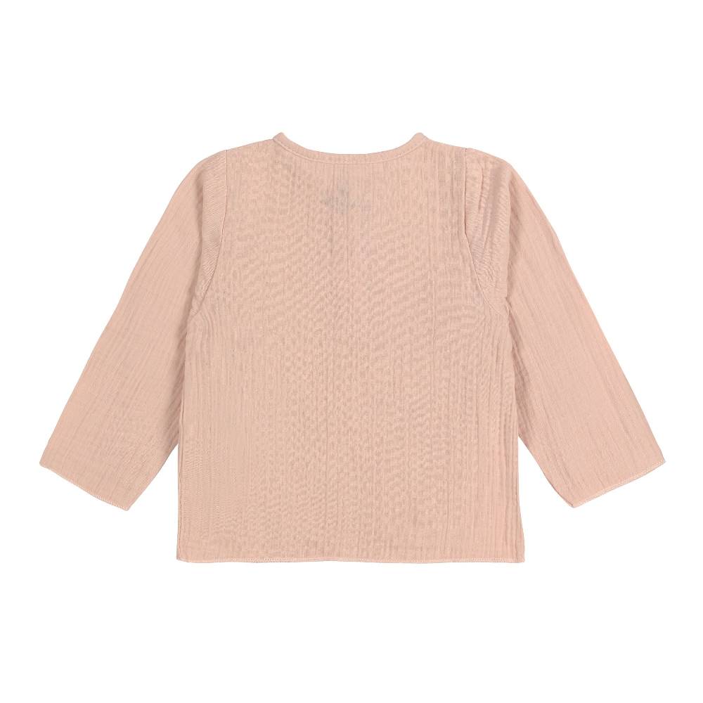 Lässig Baby Langarmshirt - Bio Baumwolle, Rosa Sonderangebot