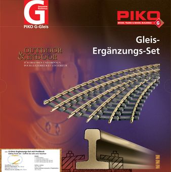 Piko G Gleis Ergänzungs-Set mit Prellbock Artikelnummer: 35301 Im Verkauf