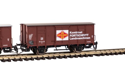 Piko TT 2er Set Gedeckter Güterwagen G02 DR III "Fortschritt" Artikelnummer: 47033 Angebote