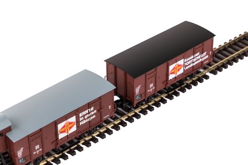 Piko TT 2er Set Gedeckter Güterwagen G02 DR III "Fortschritt" Artikelnummer: 47033 Angebote