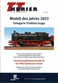 Piko TT Dampflok BR 93.0 DR III Artikelnummer: 47130 Rabatt