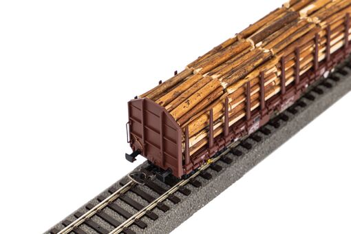Piko Stammholztransportwagen Roos-t642 mit Holzladung RSBG VI Artikelnummer: 24610 Letzte 3 Tage