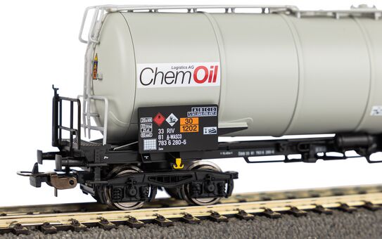 Piko Knickkesselwagen ChemOil Wascosa SBB VI Artikelnummer: 24613 Neueste Stile