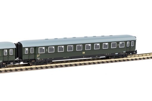 Piko N 2er Set Schürzeneilzugwagen 1./2. Klasse + 2. Klasse DR III Artikelnummer: 40628 Riesige Rabatte