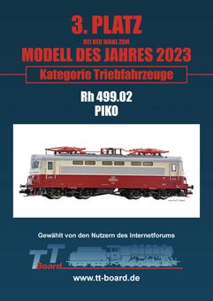 Piko TT E-Lok BR S499.02 CSD IV Artikelnummer: 47480 Begrenztes Angebot