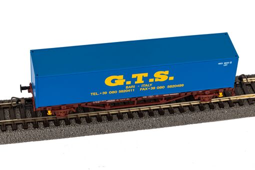 Piko Containertragwagen GTS FS V 1x40' Container Artikelnummer: 27700 Großer Ausverkauf