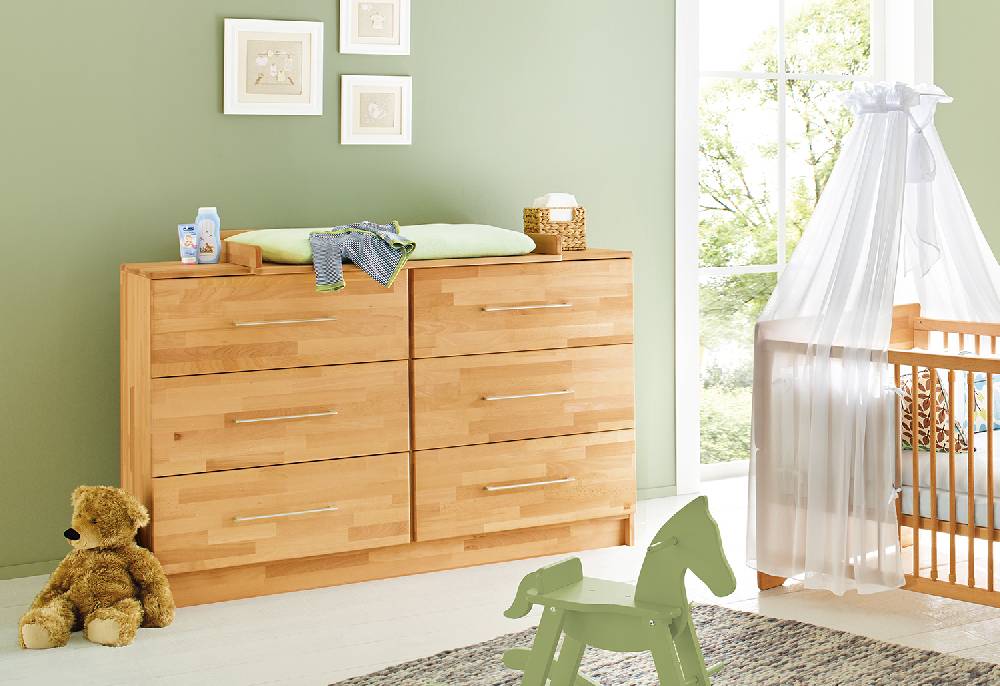 Pinolino Wickelkommode 'Natura' extrabreit 50% Rabatt mit kostenlosem Versand