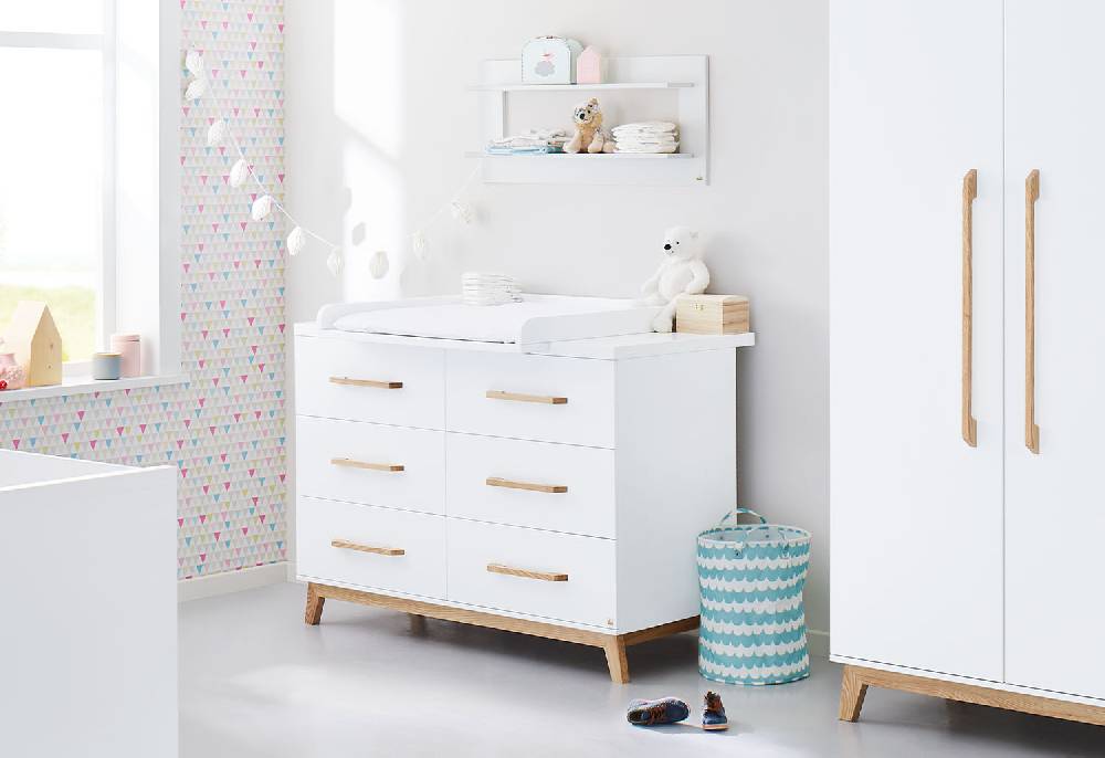 Pinolino Wickelkommode 'Riva' extrabreit Auslauf