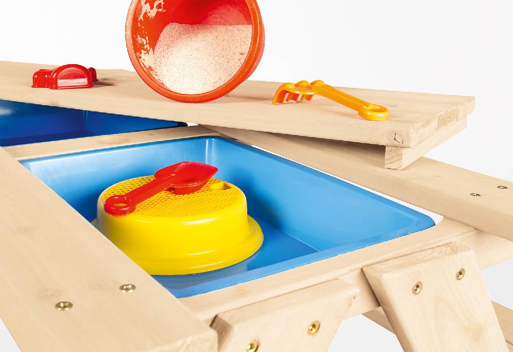 Pinolino Kindersitzgarnitur 'Matsch-Nicki für 4', natur Tiefpreis