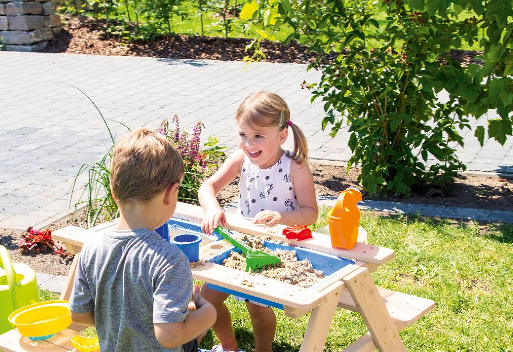 Pinolino Kindersitzgarnitur 'Matsch-Nicki für 4', natur Tiefpreis