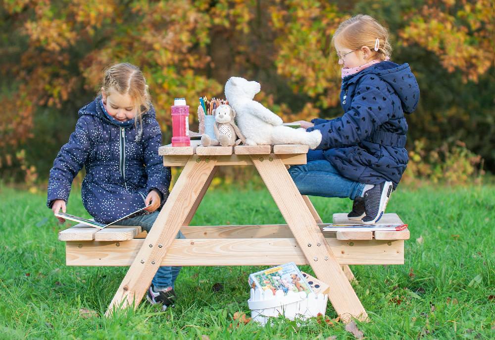 Pinolino Kindersitzgarnitur 'Nicki für 4 Maxi', natur Kostenlose Rückgabe