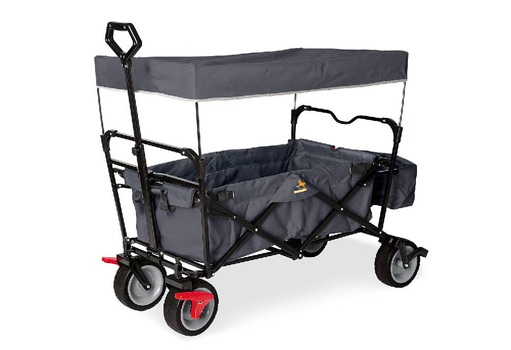 Pinolino Klappbollerwagen 'Paxi dlx' mit Bremse, anthrazit Bis zu 55% Rabatt