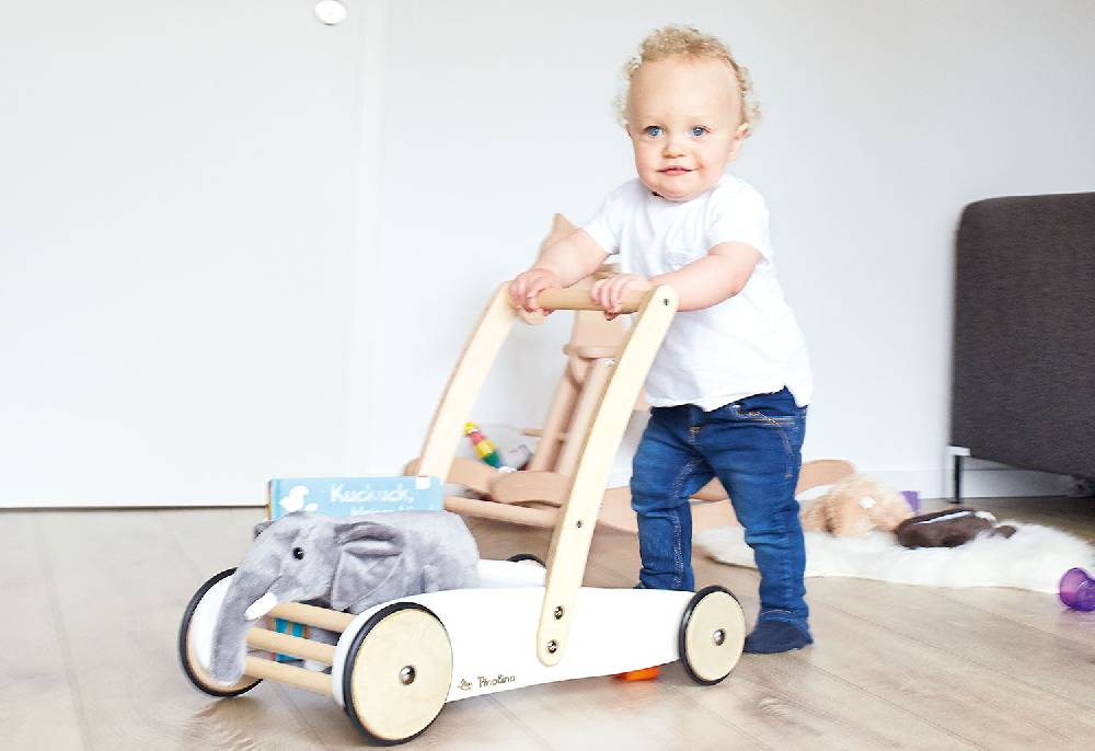 Pinolino Lauflernwagen 'Uli', weiß Versandkostenfrei