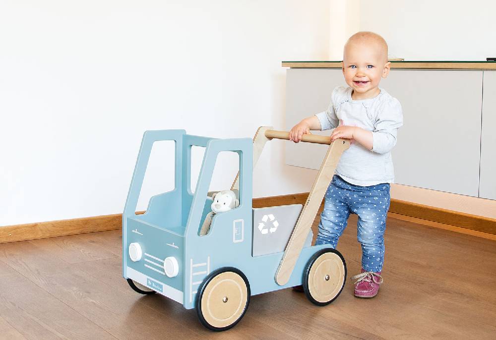 Pinolino Lauflernwagen 'Kipplaster Fred', blau Begrenztes Angebot