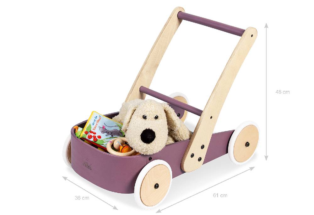 Pinolino Lauflernwagen 'Fiete', brombeer Online Shopping