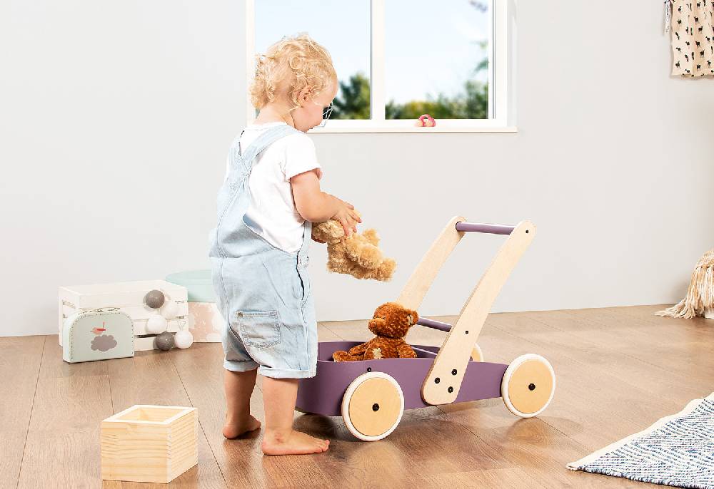 Pinolino Lauflernwagen 'Fiete', brombeer Online Shopping
