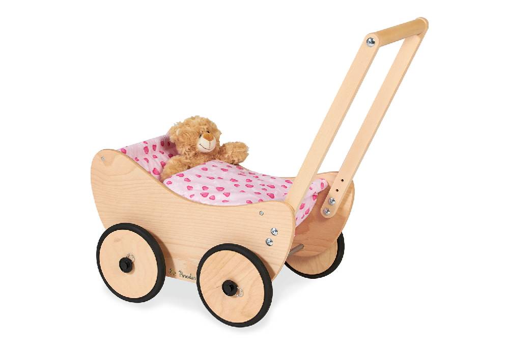 Pinolino Puppenwagen 'Trixi', natur, 2-tlg