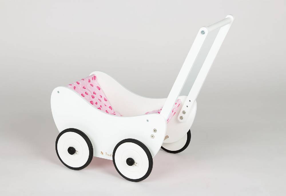 Pinolino Puppenwagen 'Trixi', weiß, 2-tlg Vatertagsangebot