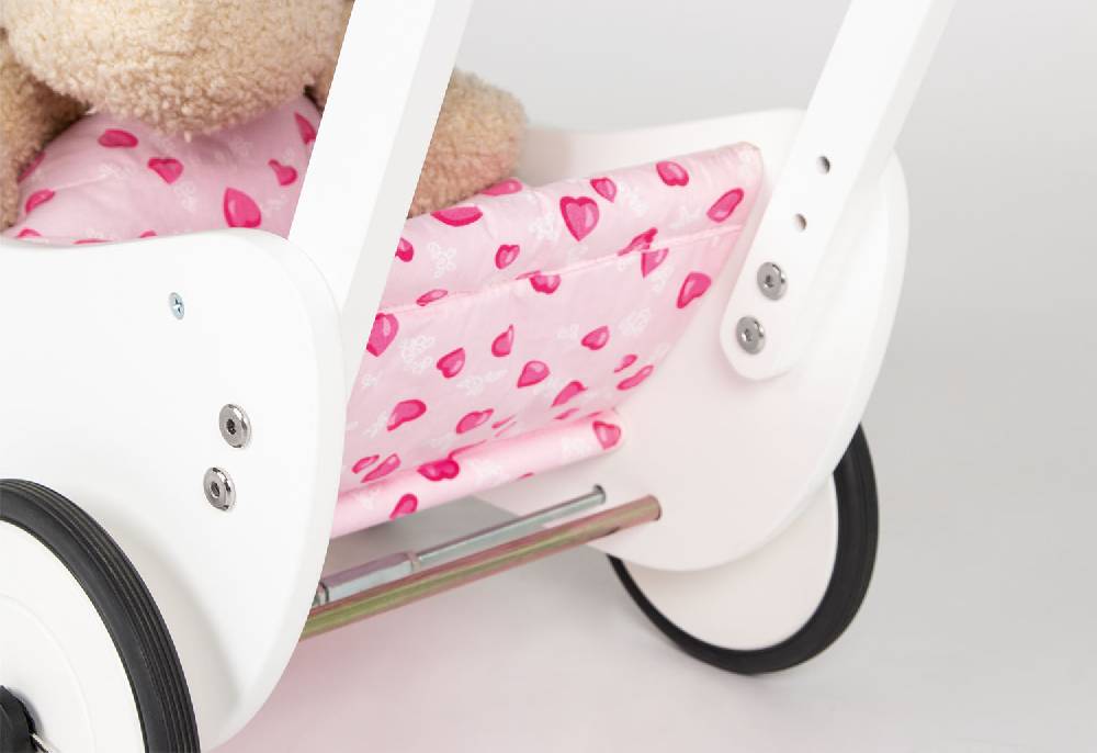 Pinolino Puppenwagen 'Trixi', weiß, 2-tlg Vatertagsangebot